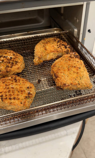 Honey Mustard Air Fryer Pork Chops